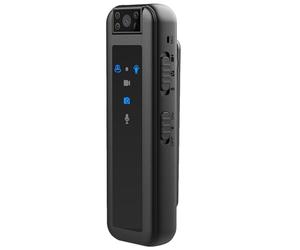 Recall Mini Body Camera 1080P Personal Bodycam,Rotatable Lens, Night Vision, Body Worn Cam,Cycling, Running, Portable, Wearable Patrol Video and Audio Recording Camcorder