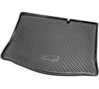 RECAMBO 3D Rubber Boot Liner compatible with Alfa Romeo Giulietta 940 2010-2020, Rubber, Matt finish, Raised edge protection, Anti-slip, Easy-clean, Boot protection, Easy-clean load area mat