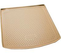 RECAMBO 3D Rubber Boot Liner compatible with BMW 5 Series E61 Touring 2004-2010, Rubber, Matt finish, Raised edge protection, Anti-slip, Easy-clean, Boot protection, Easy-clean load area mat