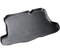 RECAMBO 3D Rubber Boot Liner compatible with Ford Fusion 2002-2012, Rubber, Matt finish, Raised edge protection, Anti-slip, Easy-clean, Boot protection, Easy-clean load area mat