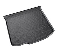 RECAMBO 3D Rubber Boot Liner compatible with Mazda 3 hatchback 2009-2013, Rubber, Matt finish, Raised edge protection, Anti-slip, Easy-clean, Boot protection, Easy-clean load area mat