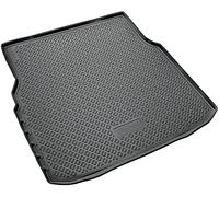 RECAMBO 3D Rubber Boot Liner compatible with MB C-Class T-Modell S205 2014 onwards, Rubber, Matt finish, Raised edge protection, Anti-slip, Easy-clean, Boot protection, Easy-clean load area mat