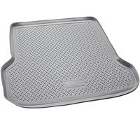 RECAMBO 3D Rubber Boot Liner compatible with Volvo V70 II, XC70 I, Cross Country 2000-2007, Rubber, Matt finish, Raised edge protection, Anti-slip, Easy-clean, Boot protection