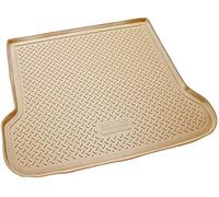 RECAMBO 3D Rubber Boot Liner compatible with Volvo V70 Iii XC70 II 2007-2016, Rubber, Matt finish, Raised edge protection, Anti-slip, Easy-clean, Boot protection, Easy-clean load area mat
