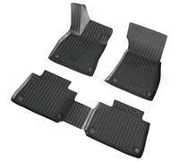 RECAMBO 3D Rubber Car Mats Set compatible with Audi Q8 e-tron I GE 2018-2025, Rubber, Matt finish, Anti-slip, Easy-clean, Low-odour, Shape-retaining, Interior floor protection