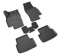 RECAMBO 3D Rubber Car Mats Set compatible with Seat Arona 2017 onwards, Rubber, Matt finish, Anti-slip, Easy-clean, Low-odour, Shape-retaining, Interior floor protection
