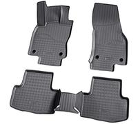 RECAMBO 3D Rubber Car Mats Set compatible with Skoda Karoq Type NU7 2017 onwards, Rubber, Matt finish, Anti-slip, Easy-clean, Low-odour, Shape-retaining, Interior floor protection