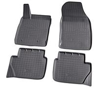 Recambo 3D Rubber Floor Mats Compatible with Ford EcoSport | Year of Manufacture from 2012 Onwards | Car Rubber Mats | Perfect Fit | with Edge | Black
