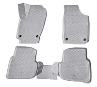 RECAMBO 3D rubber floor mats suitable for Skoda Fabia NJ 2014 onwards - high 3D edge - non-slip - low odour - easy to clean - dimensionally stable