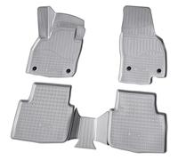 RECAMBO 3D rubber floor mats suitable for Skoda Kamiq NW4 from 2019 - high 3D edge - non-slip - low odour - easy to clean - dimensionally stable
