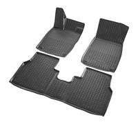 RECAMBO 3D Rubber Mat Set Suitable for Audi Q4 e-tron | F4 | Year of Manufacture from 2021 - Tailor-Made Car Floor Mats with High 3D Edge | Non-Slip | Low Odour | Dimensionally Stable | Easy to Clean