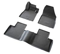 RECAMBO 3D Rubber Mat Set Suitable for Renault Scenic IV, Year of Manufacture 2016-2023, Custom-Fit Car Floor Mats with High 3D Edge, Non-Slip, Odourless, Dimensionally Stable, Easy to Clean