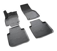 RECAMBO 3D Rubber Mat Set Suitable for Seat Tarraco, Year of Manufacture 2018-2024, Custom-Fit Car Floor Mats with High 3D Edge, Non-Slip, Odourless, Dimensionally Stable, Easy to Clean