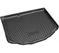 RECAMBO Boot Liner compatible with Citroen C3 I, facelift 2005-2009 passgenau mit Rand, Boot protection, Easy-clean load area mat