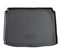 Recambo Boot Liner for Peugeot 308 Hatchback 2007-2013, with Edge, Black, Plastic, Vehicle Specific Size