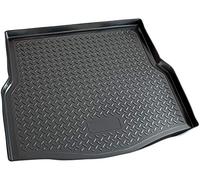 Recambo Boot Liner for Renault Laguna 3 Hatchback 2007-2015, with Edge, Black, Plastic, Vehicle Specific Size