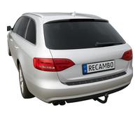 RECAMBO Boot Sill Protector ABS Plastic - Compatible with Audi A4 Avant / B8 8K / Year of Manufacture 2007-2015 - Robust and Perfect Fit - Optimum Protection for the Bumper