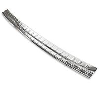 Recambo Boot Sill Protector Stainless Steel Chrome Compatible with Audi Q7 II from 2015 Type 4M with Folded Edge Premium Quality