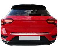 Recambo Boot Sill Protector Stainless Steel Chrome Compatible with VW T-ROC (A11) from 2017 | with Folded Edges | Premium Quality