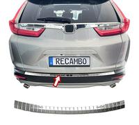 RECAMBO Boot Sill Protector Stainless Steel Compatible with Honda CR-V 5 | Type RT RW | Year of Manufacture 2016-2023 - High Gloss Polished Chrome Look - Styling and Protection for the Bumper