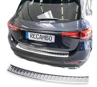 Recambo Boot Sill Protector Stainless Steel High Gloss Polished Chrome Look Compatible with Mercedes GLC - X254 - Year of Manufacture from 2022 - Styling and Protection for the Bumper