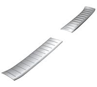 RECAMBO Boot Sill Protector Stainless Steel Interior Matt Suitable for Kia Sportage V NQ5 Year of Manufacture from 2022 - Scratch Protection, Perfect Fit, Stainless Steel, Adhesive Tape-Based, Quick