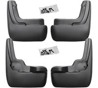 RECAMBO Front and Rear Mud Flaps Set compatible with Peugeot Traveller 2016 onwards passgenau, Splash protection, Bodywork guard