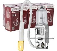 Recambo Headlight Bulb H3 55 W 12 V Pack of 10 Clear Storage Pack - Bright Light - Robust Filament - Clear Light Distribution - Quick Assembly