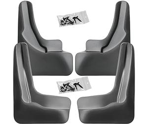 Recambo Mud Flap Set Front and Rear Compatible with Audi Q5 S-Line | Type FY | Year of Manufacture from 2017 Onwards | Perfect Fit