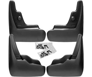 Recambo Mudguard Mud Flap Set Front and Rear Compatible with VW Touareg III, Type CR7 | from 2018 Onwards | Perfect Fit