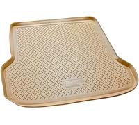 Recambo Premium Rubber Boot Liner Suitable for Volvo V70 II, XC70 I, Cross Country 2000-2007 | Beige | Perfect Fit with Edge | Beige