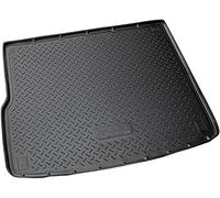 Recambo Premium Rubber Boot Liner Suitable for VW Touareg II, 7P, 2010-2018, 4-Zone Automatic Climate, Perfect Fit with Edge