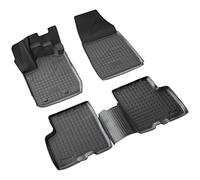 Recambo rubber floor mats suitable for Renault Arkana, from 2019, all | Perfect fit with 3D scan, high edge keeps water and dirt safe, TPE rubber - non-slip, odourless and dimensionally stable