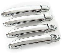 Recambo Stainless steel door handle chrome covers suitable for VW CRAFTER II MAN TGE from 2017 onwards