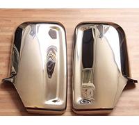 RECAMBO Stainless Steel Mirror Covers compatible with Mercedes-Benz Sprinter W906 VW Crafter 2006 onwards, V2A stainless steel, Exterior mirror styling trim