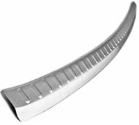 RECAMBO Stainless Steel Rear Bumper Protector compatible with Audi A6 C7 4G Avant 2011-2018, Stainless steel, Brushed matt textured finish, Scratch protection, Styling trim