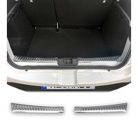 RECAMBO Stainless Steel Rear Bumper Protector compatible with Dacia Sandero Iii Djf 2021 onwards hochglanz poliert, Chrom Look, Stainless steel, Polished finish, Chrome look, Scratch protection