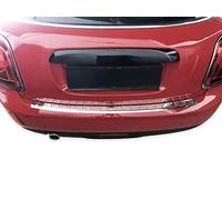 RECAMBO Stainless Steel Rear Bumper Protector compatible with Mini F55 F56 F57, 2014 onwards hochglanz poliert, Chrom Look, Stainless steel, Polished finish, Chrome look, Scratch protection