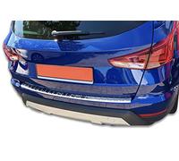 RECAMBO Stainless Steel Rear Bumper Protector compatible with Seat Arona 2017 onwards hochglanz poliert, Chrom Look, Stainless steel, Polished finish, Chrome look, Scratch protection, Styling trim