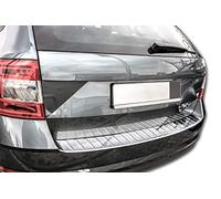 RECAMBO Stainless Steel Rear Bumper Protector compatible with Skoda Octavia 3 estate facelift 2017-2020 - hochglanz poliert, Chrom Look, Stainless steel, Polished finish, Chrome look, Styling trim