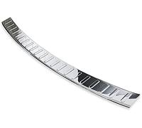 RECAMBO Stainless Steel Rear Bumper Protector compatible with Suzuki SX4 II S-Cross Type JY 2013 onwards hochglanz poliert, Chrom Look, Stainless steel, Polished finish, Chrome look, Styling trim