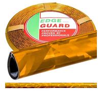 RECAMBO U-Shape Rubber Edge Protector for Car Doors - 15 Meters Car Rubber Seal and Window Seal, Fits Most Vehicles - Gold Hologram