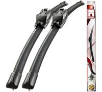RECAMBO Wiper Blades compatible with VW Crafter II MAN Tge 2016 onwards, 2-piece set, blade lengths 650/700 mm, Clear view replacement blades, 650 mm, 700 mm