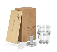 RECAPS Filling Tool Holder Tamper Kit Compatible with Vertuoline Coffee Pods(1 Tamper and 1 Holder and 30 Lids)