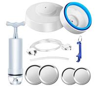 RECAT Mason Jar Vacuum Sealer Kit, Semi-Automatic, ABS Plastic, With Manual Pump, Ideal for FoodSaver & Other Vacuums, Includes Accessory Hose, Lid Opener, Wide & Regular Mouth Lids