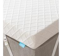 RECCI Memory Foam Mattress Topper Single Bed - Pressure Relief Mattress Topper for Back Pain with Hypoallergenic Bamboo Viscose Cover - Removable & Washable, CertiPUR-EU (Single Size - 90x190x5cm)