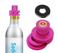 Reccisokz 1 Piece CO2 Gas Cylinder Quick Adapter, Compatible with DUO/Terra/Art Soda Stream Maker Valve Refill Connect Accessory with TR21-4 Male Thread