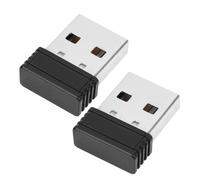 Reccisokz 2 Pieces Mouse Jiggler Undetectable,Driver-Free Movement Simulator,USB Mouse Jiggler Ready For Immediate Use,Prevent Laptop Entering Sleep For Keep Computer Awake(Black)