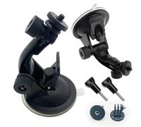 RecDec 2 Pack Action Camera Suction Cup Mount Holder Replacement with 1/4 Screw Adapter Stand for Gopro Hero Fusion Max Sjcam Akaso DJI Osmo Sports Underwater Camera Windshield Car Dash Cam