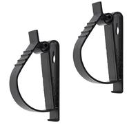 RecDec 2 Pack Hearing Protection Headphones Belt Clip Safety Ear Muffs Holder Belt Keeper Hooks Organizer for Hearing Protection Earmuffs Noise Canceling Headphone Noise Reduction Earmuffs Headset